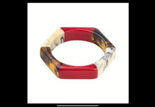 Load image into Gallery viewer, 'Vibrant Octagon Bangles' Single color or 5pc Set
