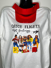 Load image into Gallery viewer, 'Catch Flights' Tee Red Visor