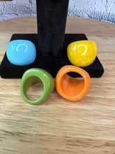 Load image into Gallery viewer, 'Vibrant Chunky Rings' 4pc Set