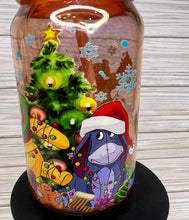 Load image into Gallery viewer, 'Whinnie The Pooh and Friends' 2024 Christmas Glass Jar Cup