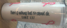 Load image into Gallery viewer, 'He Can Heal Cancer' Tumbler