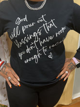 Load image into Gallery viewer, 'Pouring Blessings' Long Sleeve T-Shirt