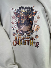 Load image into Gallery viewer, 'Melanin Christmas' Long Sleeve Sweater