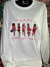 Load image into Gallery viewer, 'Mery Christmas Ladies' Long Sleeve T-Shirt