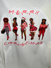 Load image into Gallery viewer, 'Mery Christmas Ladies' Long Sleeve T-Shirt