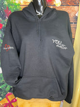 Load image into Gallery viewer, 'You Matter' Mental Health Awareness Hoodie 2 sided