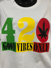 Load image into Gallery viewer, '420 Good Vibes' Tee