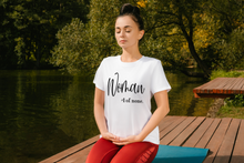 Load image into Gallery viewer, ‘WOMAN’ 2-sided Tee