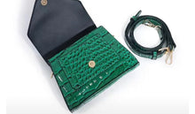 Load image into Gallery viewer, Crocodile Embossed Top Handle Purse (3 Colors)
