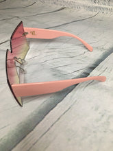 Load image into Gallery viewer, 'Athena' Got 2b Bougie Oversized Square Sunglasses (Ombre' Pink/Yellow)