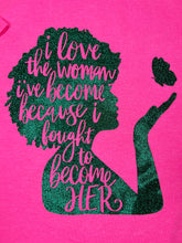 Load image into Gallery viewer, ‘Black Girl’ 2 sided Empowerment Tee
