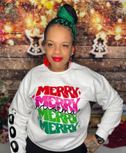 Load image into Gallery viewer, Merry Christmas HO HO HO Sweater