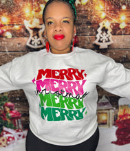 Load image into Gallery viewer, Merry Christmas HO HO HO Sweater