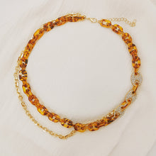 Load image into Gallery viewer, 'Sheeba' Zamunda Leopard Multilayered Clavicle Necklace