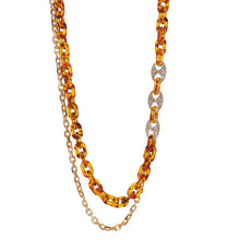 Load image into Gallery viewer, 'Sheeba' Zamunda Leopard Multilayered Clavicle Necklace