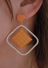 Load image into Gallery viewer, Felisha's Box 'Rana' Orange Peacock Brooch