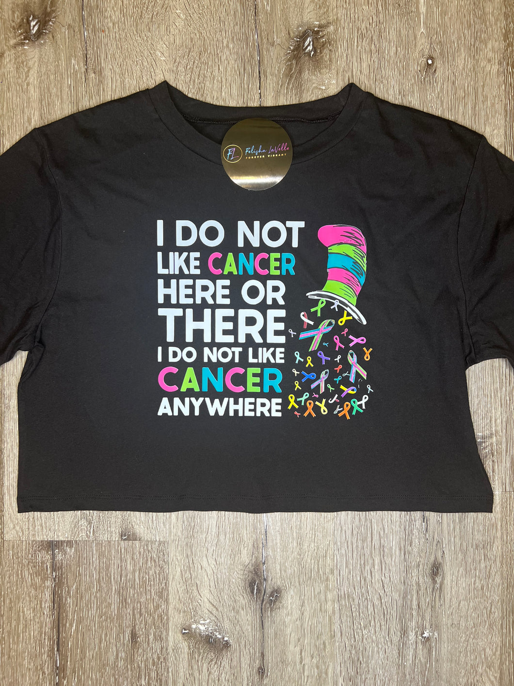 ‘No 2 Cancer’ Crop Top