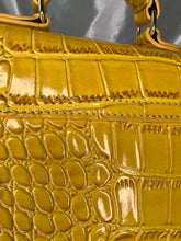 Load image into Gallery viewer, Crocodile Embossed Top Handle Purse (3 Colors)
