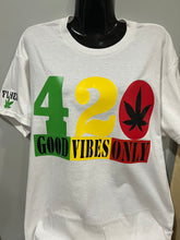Load image into Gallery viewer, '420 Good Vibes' Tee
