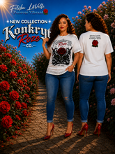 Load image into Gallery viewer, KonKryt Roze 'Swords' Tshirt
