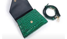 Load image into Gallery viewer, Crocodile Embossed Top Handle Purse (3 Colors)
