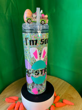 Load image into Gallery viewer, 'I'm Soooo Egg-Stra' Easter Tumbler
