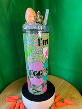 Load image into Gallery viewer, 'I'm Soooo Egg-Stra' Easter Tumbler
